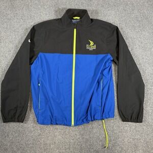 Polo Golf Ralph Lauren Jacket Mens Medium Black Full Zip Golf US Open 2015